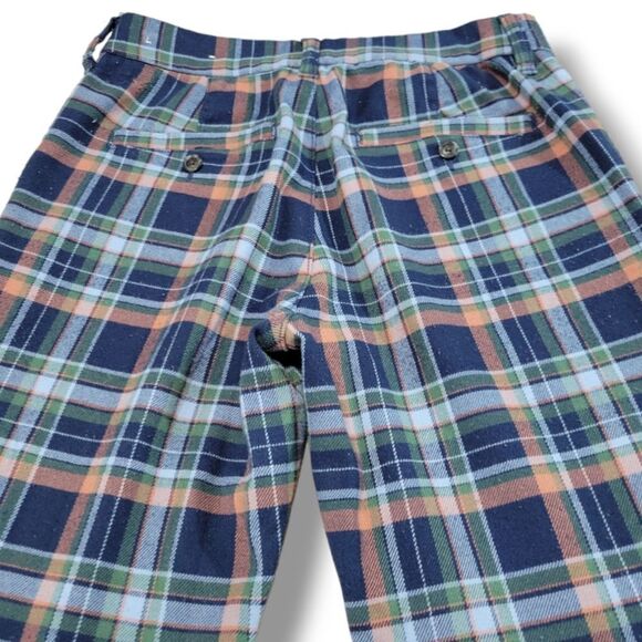 American Eagle Pants Size 4 W28" x L27" Super Hi-Rise Skinny Trouser Plaid Pants - Picture 5 of 7